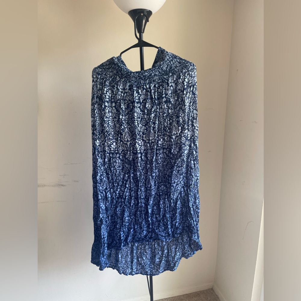 H&M summer dress size M blue color